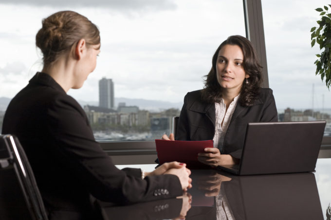 Gary Dumais' employees at Select Human Resources interviewing